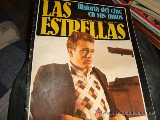 Coleccionismo de Revistas y Peri&oacute;dicos: LAS ESTRELLAS HISTORIA DEL CINE EN SUS MITOS  JAMES DEAN