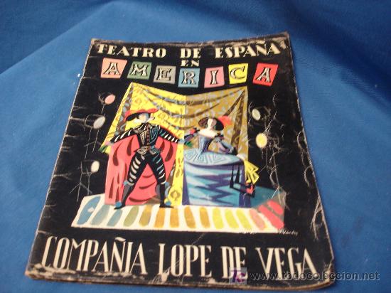 Coleccionismo de revistas y peri&oacute;dicos: TEATRO DE ESPA&Ntilde;A EN AM&Eacute;RICA - COMPA&Ntilde;&Iacute;A LOPE DE VEGA - 12/1951