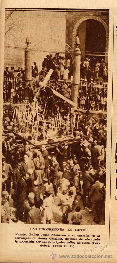 Coleccionismo de Revistas y Peri&oacute;dicos: RUTE 1935 SEMANA SANTA RETAL REVISTA