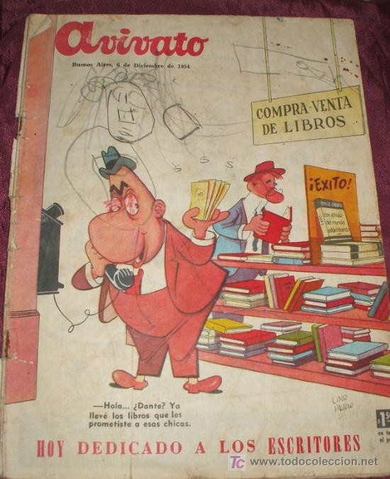 Coleccionismo de revistas y peri&oacute;dicos: REVISTA DE HUMOR AVIVATO ARGENTINA DE 1954