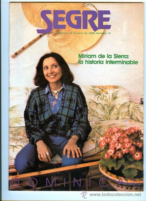 Coleccionismo de Revistas y Peri&oacute;dicos: REVISTA SEGRE DOMINICAL - 19 MAYO 1985 - N&ordm; 13