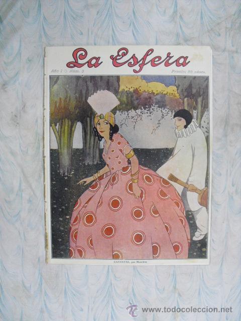 Coleccionismo de revistas y peri&oacute;dicos: la esfera,n&ordm; 8- 21 de febrero 1914
