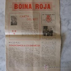 Coleccionismo de Revistas y Periódicos: BOINA ROJA,PORTAVOZ POLITICO DEL CARLISMO COMBATIVO.Nª 56 EDICION ESPECIAL JULIO-AGOSTO DE 1960