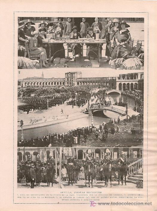 Collezionismo di Riviste e Giornali: *  SEVILLA * Fiesta de la Flor  y Jura de Bandera - 1924