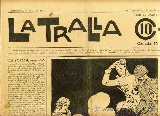 Colecionismo de Revistas e Jornais: Revista nacionalista catalana LA TRALLA del 1-7-1922
