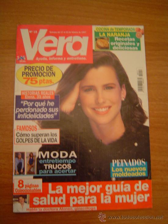 Coleccionismo de Revistas y Peri&oacute;dicos: REVISTA VERA N&ordm; 18 SEMANA DEL  17 AL 23 FEBRERO DE 1997 LA MEJOR GIA DE SALUD