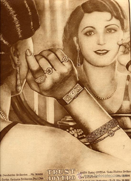 Coleccionismo de Revistas y Peri&oacute;dicos: TRUST JOYERO 1928 HOJA REVISTA