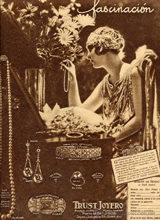 Coleccionismo de Revistas y Peri&oacute;dicos: TRUST JOYERO 1928 HOJA REVISTA