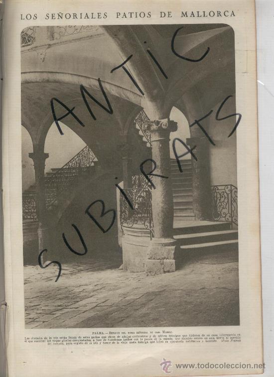 Collection Magazines and Newspapers: MEDITERRANEO 1928 PATIO MORELL MALLORCA MOSSOS D'ESQUADRA MONCADA HOCKEY PERLAS ROCA MANACOR RUGBI