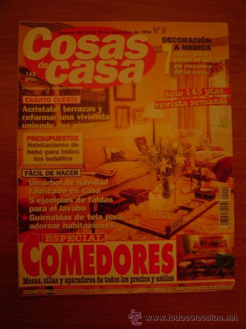 Coleccionismo de Revistas y Peri&oacute;dicos: REVISTA COSAS DE CASAS ,SEMANA DEL 23 AL 29  DICIEMBRE  1996 .M&ordm; 9