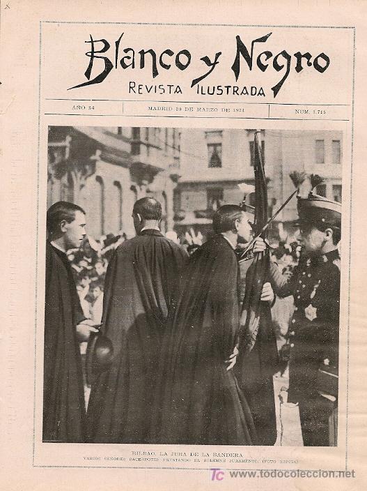 Collezionismo di Riviste e Giornali: * BILBAO * JURA DE BANDERA *  Sacerdotes jurando bandera- 1924