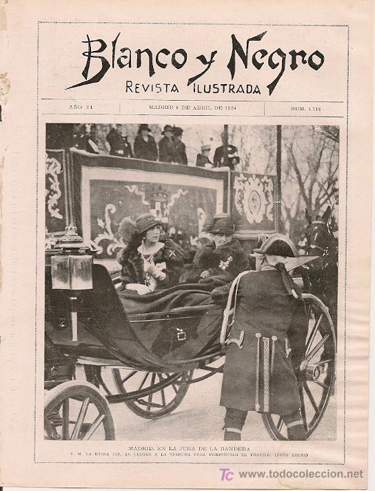 Collezionismo di Riviste e Giornali: * MADRID * La reina en la Jura de bandera - 1924