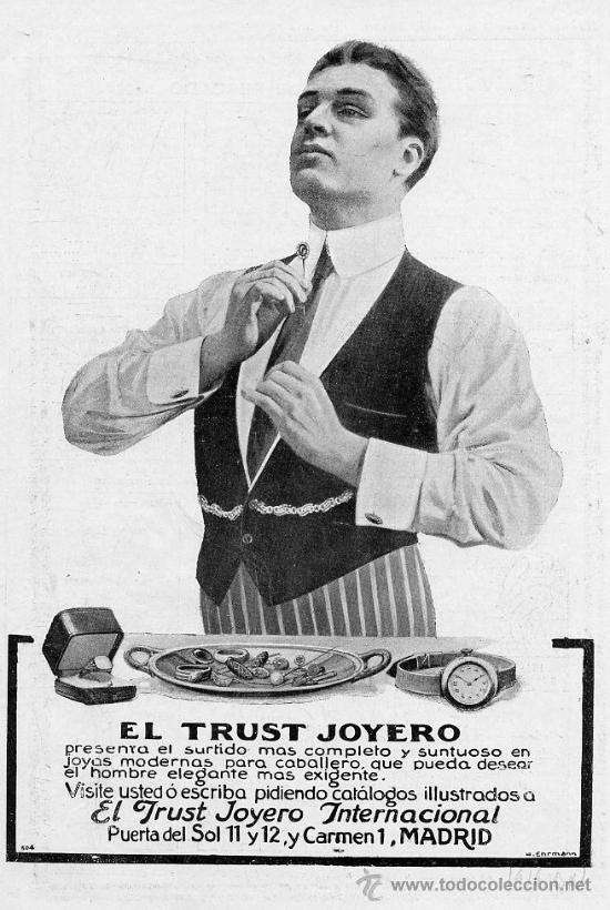 Coleccionismo de Revistas y Peri&oacute;dicos: EL TRUST JOYERO 1916 MADRID HOJA REVISTA