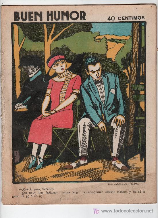 Sammeln von Zeitschriften und Zeitungen: SEMANARIO SATIRICO BUEN HUMOR. A&Ntilde;O III. N&ordm; 142. MADRID 17 DE AGOSTO DE 1924
