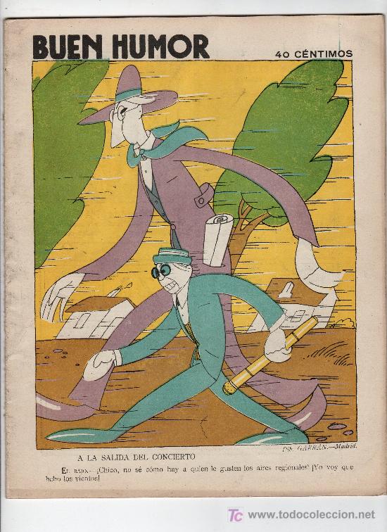 Coleccionismo de revistas y peri&oacute;dicos: SEMANARIO SATIRICO BUEN HUMOR. A&Ntilde;O IV. N&ordm; 166. MADRID 1 DE FEBRERO DE 1925