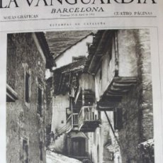 Coleccionismo de Revistas y Periódicos: LA VANGUARDIA 26 ABRIL 1931 PONT DE BAR(LERIDA)-BARCELONA VER FOTOS. Lote 16236063