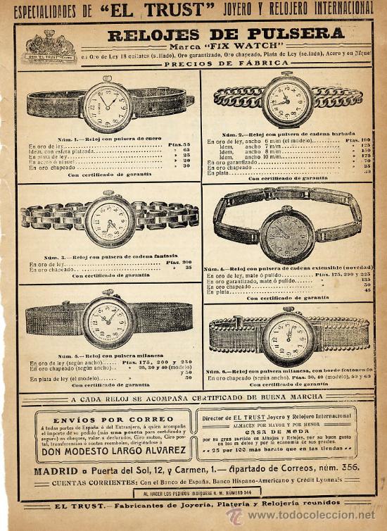 Coleccionismo de Revistas y Peri&oacute;dicos: EL TRUST JOYERO 1912  MADRID HOJA REVISTA