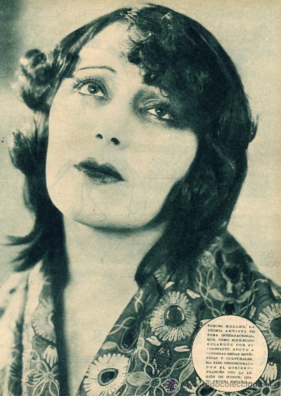 Coleccionismo de revistas y peri&oacute;dicos: RAQUEL MELLER 1932 LEGION DE HONOR FRANCIA HOJA REVISTA