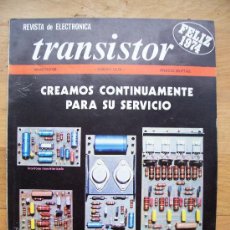 Coleccionismo de Revistas y Periódicos: REVISTA DE ELECTRONICA - TRANSISTOR - Nº 58 , ENERO 1974 . Lote 16436101