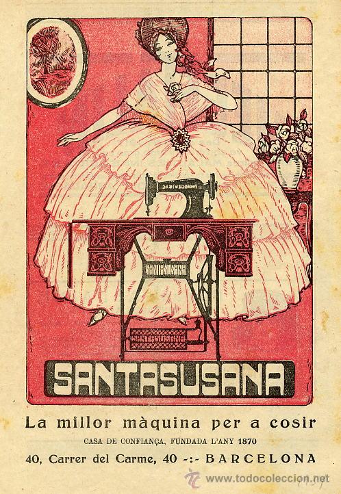 Collection Magazines and Newspapers: SANTASUSANA 1934 MAQUINA COSER HOJA REVISTA INFANTIL
