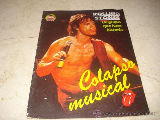Coleccionismo de Revistas y Peri&oacute;dicos: GRANDES MONOGRAFIAS SABADO GRAFICO - ROLLING STONES -A&Ntilde;O 1982