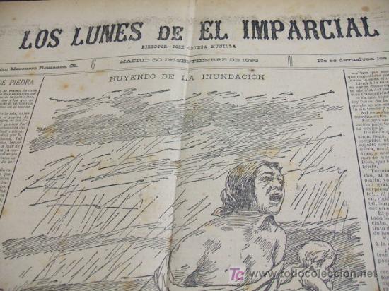 Collectionnisme de Revues et Journaux: LOS LUNES DE EL IMPARCIAL - 30 DE SEPTIEMBRE DE 1.895 -