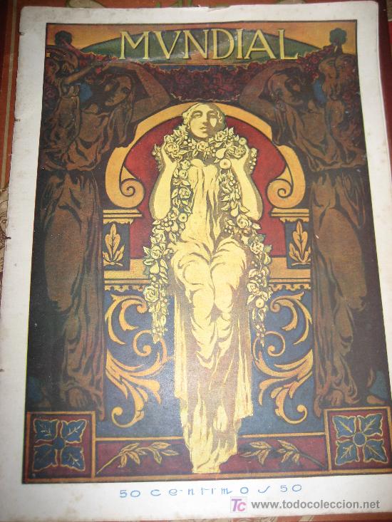 Coleccionismo de revistas y peri&oacute;dicos: Mundial. revista grafica. N&ordf; 6 . Agosto 1922