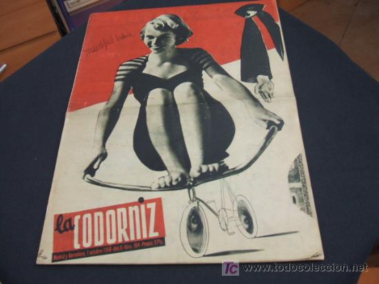 Coleccionismo de Revistas y Peri&oacute;dicos: REVISTA LA CODORNIZ - N&ordm; 464 - 10 OCTUBRE 1.950  -