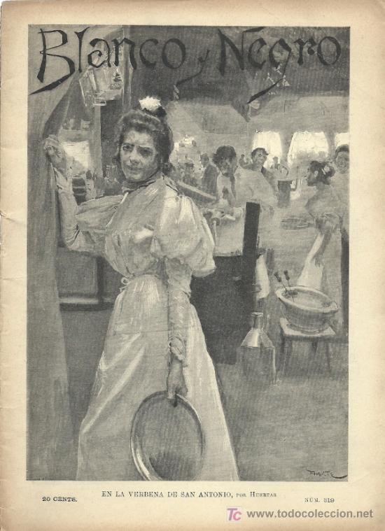 Collectionnisme de Revues et Journaux: Revista Blanco y Negro N&ordm; 319 &ndash; 1897 * CIRCO *