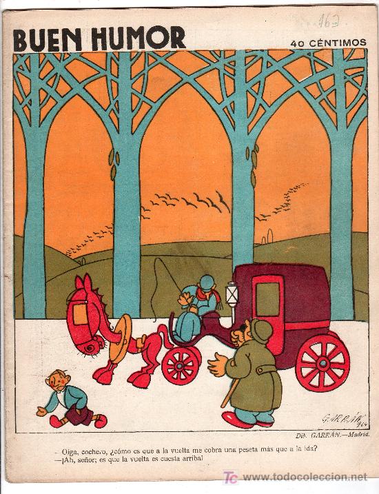 Collection Magazines and Newspapers: SEMANARIO SATIRICO BUEN HUMOR N&ordm; 163 A&Ntilde;O IV. MADRID 11 DE ENERO DE 1925