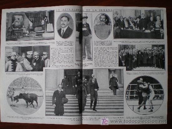 Coleccionismo de revistas y peri&oacute;dicos: RECORTE DE PRENSA 1914 - ASOCIACION DE LA PRENSA SEVILLA - ALFONSO XIII EN MUSEO DEL PRADO GRANADA