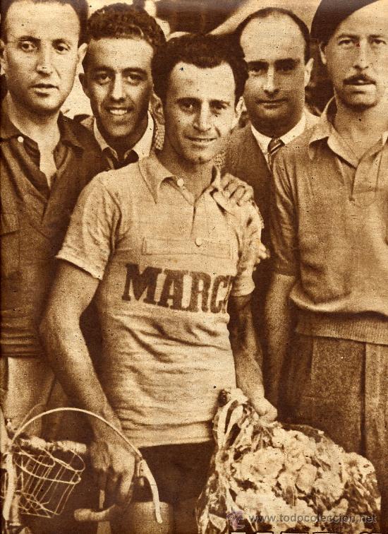 Coleccionismo de revistas y peri&oacute;dicos: CICLISMO 1947  CAMILLA VENCEDOR HOJA PORTADA REVISTA
