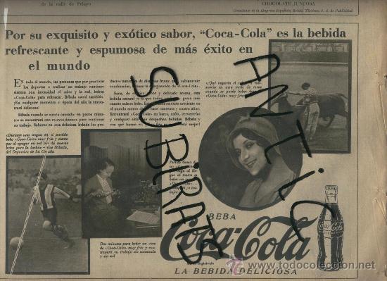 Coleccionismo de revistas y peri&oacute;dicos: LA VANGUARDIA.22-07-1930.CHOCOLATE JUNCOSA.COCA-COLA.PRIMER A&Ntilde;O EN ESPA&Ntilde;A.HILARIO.DEPORTIVO CORU&Ntilde;A.