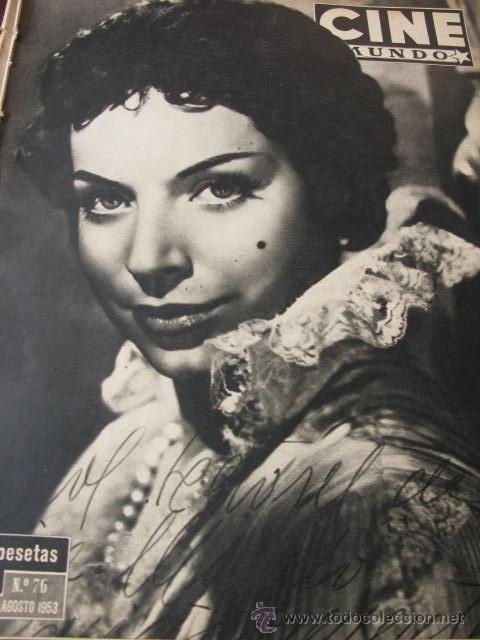 Coleccionismo de Revistas y Peri&oacute;dicos: CARMEN DE LIRIO REVISTA CINE MUNDO AGOSTO 1953