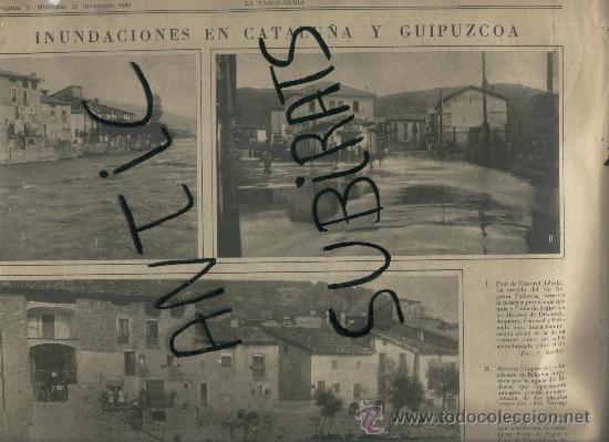 Coleccionismo de revistas y peri&oacute;dicos: LA VANGUARDIA A&Ntilde;O 1930 ESPOT PONT DE CLAVEROL LLEIDA BEHOVIA POBLA DE SEGUR SUBLEVACION DE JACA
