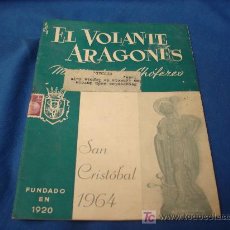 Coleccionismo de Revistas y Periódicos: EL VOLANTE ARAGONÉS, MONTEPÍO DE CHÓFERES, 1964
