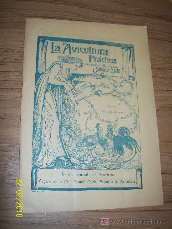 Coleccionismo de revistas y peri&oacute;dicos: LA AVICULTURA PR&Aacute;CTICA,N&ordm;.172-REVISTA MENSUAL IBERO-AMERICANA-.OCTUBRE DE 1917