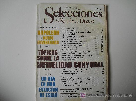 Coleccionismo de Revistas y Peri&oacute;dicos: Selecciones del Readers Digest. Diciembre de 1982