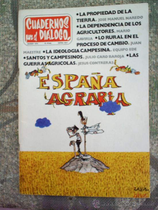 Coleccionismo de revistas y peri&oacute;dicos: CUADERNOS PARA EL DIALOGO, EXTRA XLV 1975 , ESPA&Ntilde;A AGRARIA