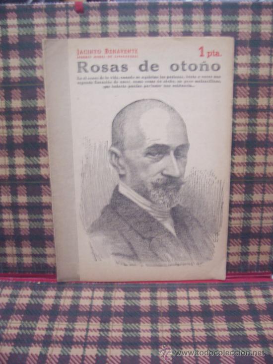 Coleccionismo de Revistas y Peri&oacute;dicos: JACINTO BENAVENTE - ROSAS DE OTO&Ntilde;O - NOVELAS Y CUENTOS - ED. D&Eacute;DALO