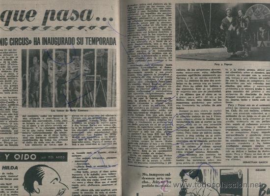 Coleccionismo de revistas y peri&oacute;dicos: REVISTA 1956 CIRCO SAGRADA FAMILIA SIN TORRES GAUDI MARCEL AYME ALJANDRO DEULOFEU CELA TARIN CRUSAT