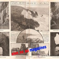 Coleccionismo de Revistas y Periódicos: HOJA DE REVISTA~1910~COSTA BRAVA L' ESCALA~PALAFRUGELL~TEATRO NOVEDADES~ASESINATO EN ALICANTE