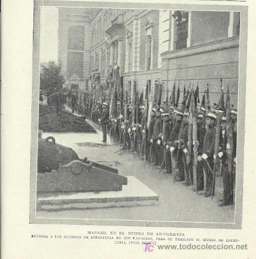 Coleccionismo de Revistas y Peri&oacute;dicos: * MADRID * Entrega de banderas en el Museo de Artiller&iacute;a - 1919