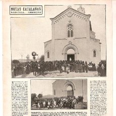 Coleccionismo de Revistas y Periódicos: HOJA DE REVISTA 1910~SABADELL: FIESTA DE LA SALUD~EL ORFEO~SOCIEDAD CORAL DE ARBUCIAS ARBUCIES