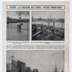 Coleccionismo de Revistas y Periódicos: HOJA DE REVISTA 1910~PARIS, LA TORRE EIFFEL~VALENCIA, CLAUSURA EXPOSICIÓN NACIONAL