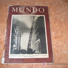 Coleccionismo de Revistas y Periódicos: MUNDO REVISTA SEMANAL DE POLÍTICA EXTERIOR Y ECONOMIA, MADRID 25 DE JUNIO DE 1944
