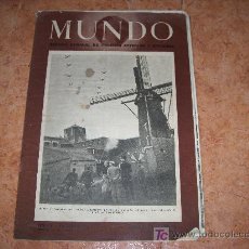 Coleccionismo de Revistas y Periódicos: MUNDO REVISTA SEMANAL DE POLÍTICA EXTERIOR Y ECONOMIA, MADRID 11 DE OCTUBRE DE 1944