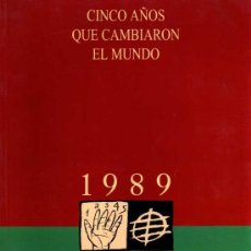 Coleccionismo de Revistas y Periódicos: SUMARIO DEL DIARIO EL MUNDO. CINCO AÑOS QUE CAMBIARON EL MUNDO 1989 - 1994