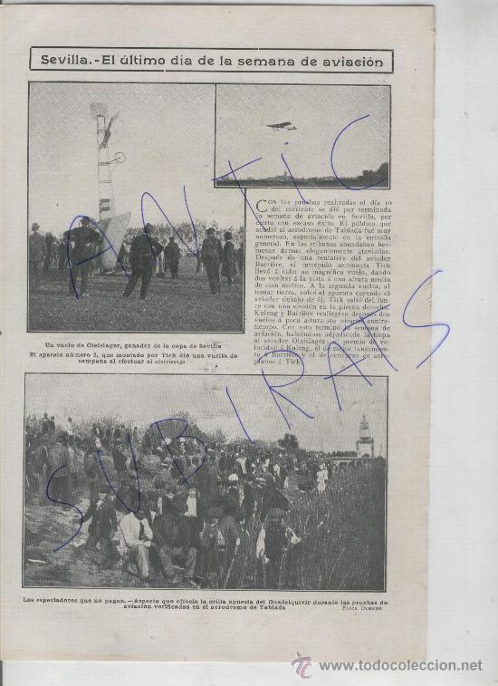 Collezionismo di Riviste e Giornali: A&Ntilde;O 1910 SEVILLA TABLADA DUQUE DE NAJERA TORTOSA CARALPS QUERALPS CATALANS DE HABANA CUBA CATALA