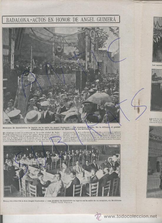 Collection Magazines and Newspapers: REVISTA A&Ntilde;O 1910 VILANOVA I LA GELTRU GUIMERA A BADALONA SANT FELIU DE GUIXOLS ALGECIRAS LA ESCALA